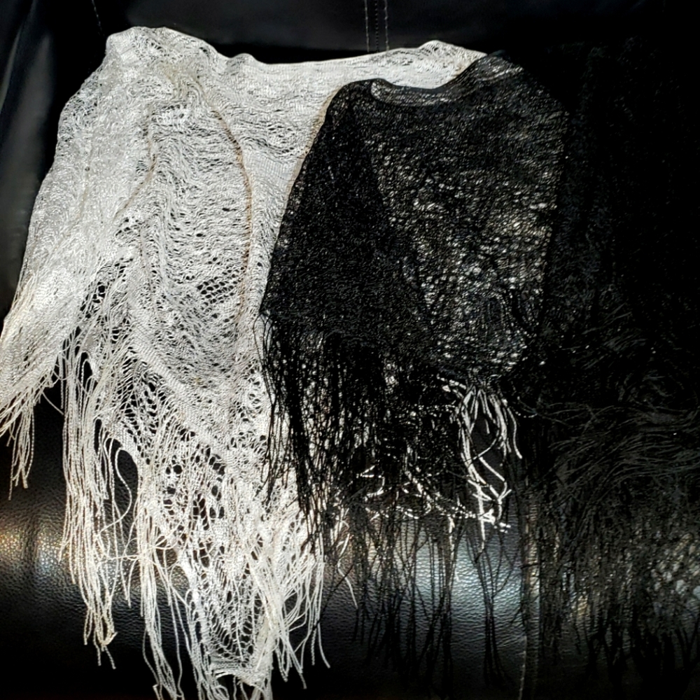 ITS A BUNDLE  2 KNIT PONCHOS never worn!!!